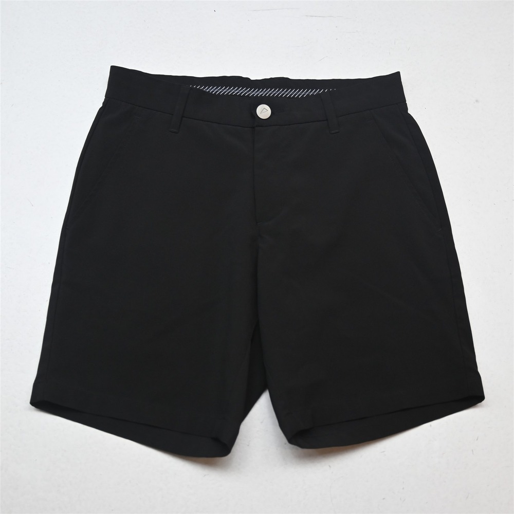 Primo 28x7" Black Stretch Performance Golf Chino Mens Shorts